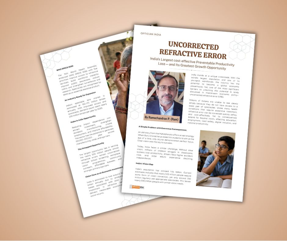 Uncorrected Refractive Error: India's Largest cost-effective Preventable Productivity Loss—and Its Greatest Growth Opportunity